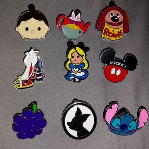 Disney character pins used